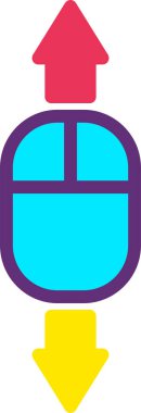 Bilgisayar faresi. Basit resimleme 