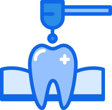 Diş telleri. Basit resimleme 
