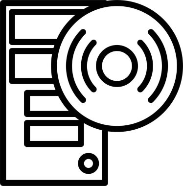 Kablosuz teknolojinin wifi simgesi, düz vektör çizimi 