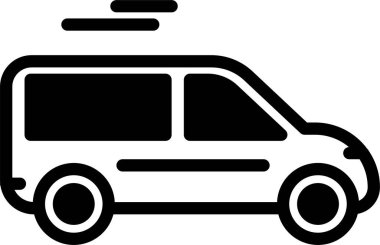 - Araba. Web simgesi basit illüstrasyon