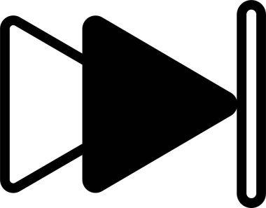 Müzik. Web simgesi vektör illüstrasyonu