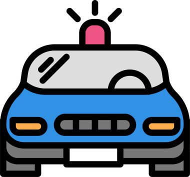 - Araba. Web simgesi basit illüstrasyon