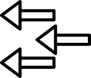 Ok. Web simgesi basit illüstrasyon
