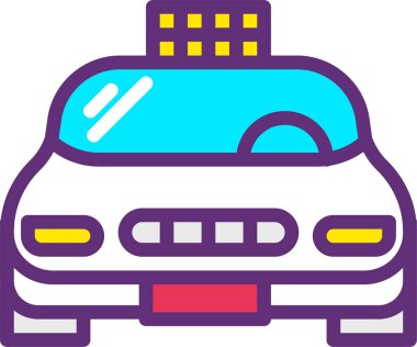 - Araba. Web simgesi basit illüstrasyon