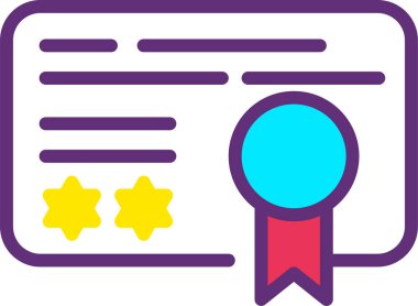 Belge. Web simgesi basit illüstrasyon 