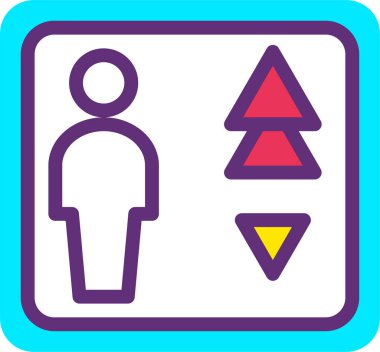 Bir kadın ve kadının vektör çizimi