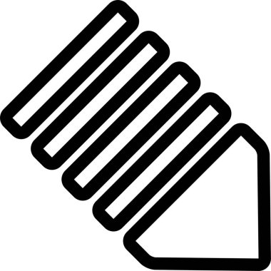 Kalem. Web simgesi basit illüstrasyon