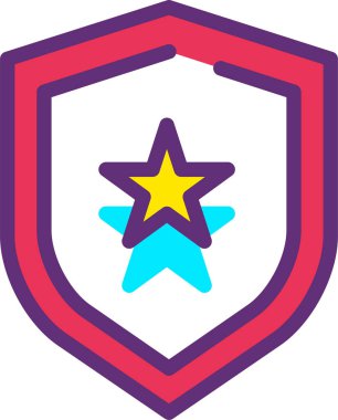 Yıldız. Web simgesi basit illüstrasyon