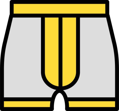 iç çamaşırı web simgesi basit illüstrasyon