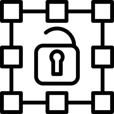 Arayüz web simgesi, basit vektör illüstrasyonu