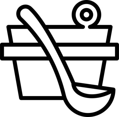 Hediye. Web simgesi basit illüstrasyon