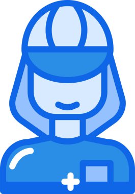 Astronot. Web simgesi basit illüstrasyon