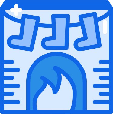 Yangın. Web simgesi basit illüstrasyon