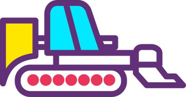 Kazıcı. Web simgesi basit illüstrasyon