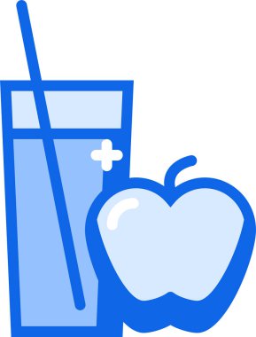 Yemek. Web simgesi basit illüstrasyon 