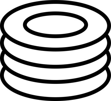 Dolar. Web simgesi basit illüstrasyon