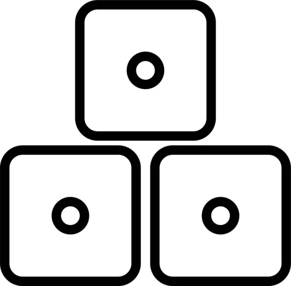 Spiel Web Symbol Einfache Illustration — Stockvektor