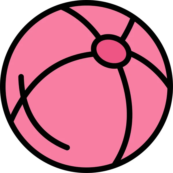 Иконка Мячом — стоковый вектор