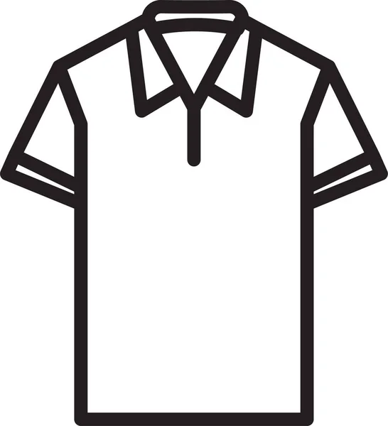 Camisa Web Ícone Ilustração Vetorial Simples —  Vetores de Stock