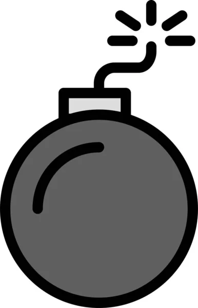 Веб Іконка Бомби Проста Векторна Ілюстрація — стоковий вектор