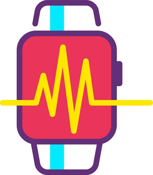 Smartwatch Icono Ilustración Vectorial — Archivo Imágenes Vectoriales