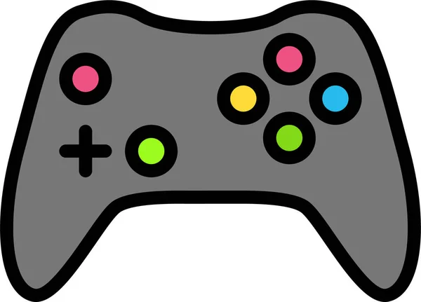 Контроллер Игры Простая Иллюстрация — стоковый вектор