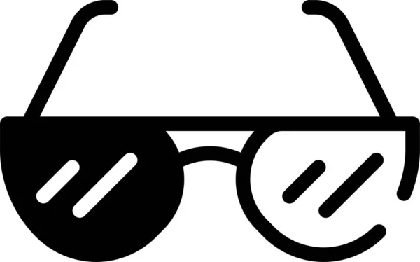 Gafas Sol Icono Web Ilustración Simple — Vector de stock