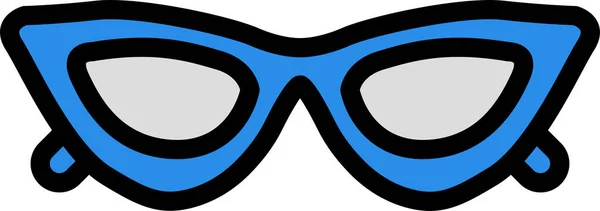 Óculos Sol Ícone Web Ilustração Simples —  Vetores de Stock