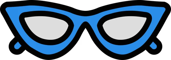 Gafas Sol Icono Web Ilustración Simple — Archivo Imágenes Vectoriales