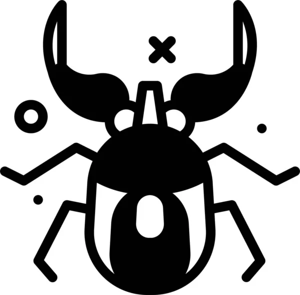 Bug Icône Web Illustration Simple — Image vectorielle