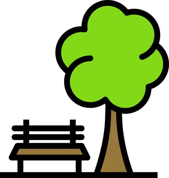 Tree Web Icon Simple Design — Stock Vector