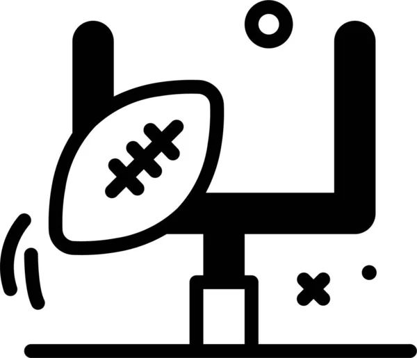 Football Icône Web Illustration Simple — Image vectorielle