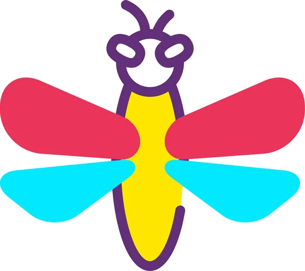 Бабочка Иконка Сайта — стоковый вектор