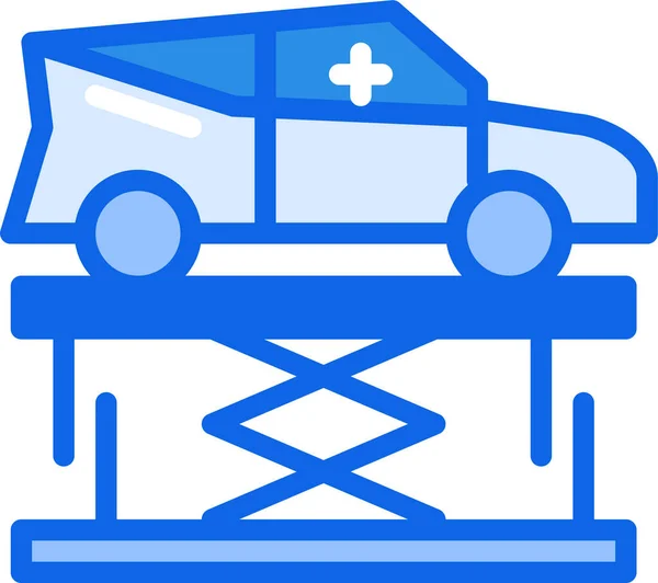 Ambulancia Icono Web Diseño Simple — Vector de stock
