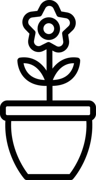 植物だ Webアイコンシンプルなイラスト — ストックベクタ