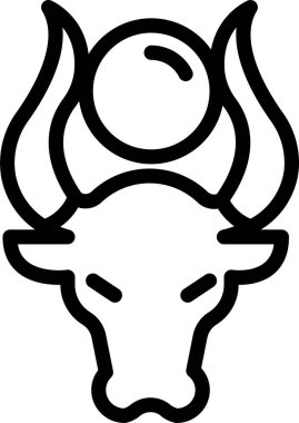 Bir atın dövme stilinin vektör çizimi