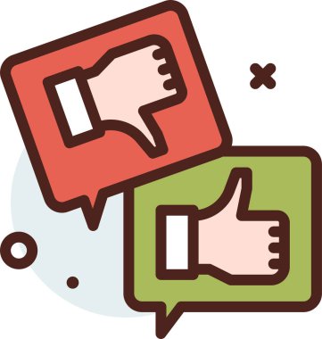 Elinde akıllı bir telefon, baş parmağı havada.