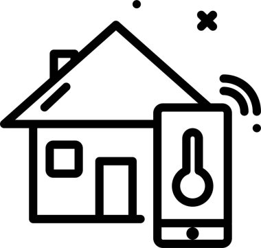 ev simgesi, vektör illüstrasyonu