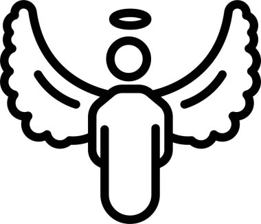 Hristiyan web simgesi, basit vektör illüstrasyonu  