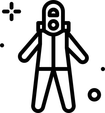 Virüs ya da hata web simgesi, basit vektör illüstrasyonu