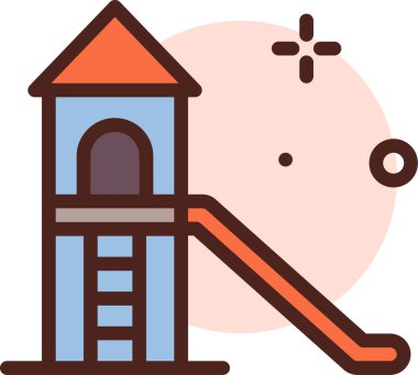 Küçük çocuk. Basit resimleme