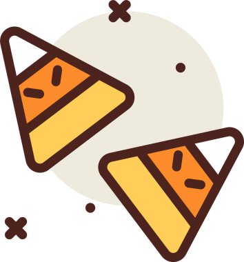 Şeker Web simgesi, basit vektör illüstrasyonu  