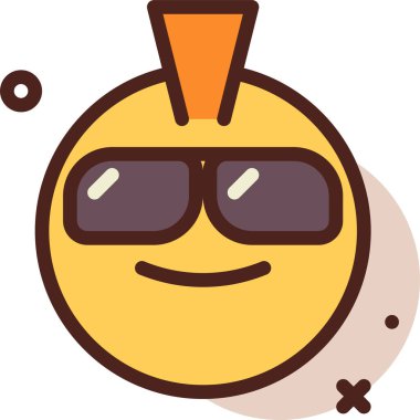 Sevimli çizgi film simgesi. vektör illüstrasyonu