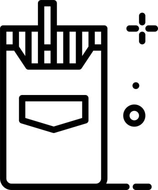 Alışveriş çantası. Basit resimleme