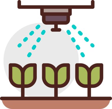 Bitki. Web simgesi basit tasarım