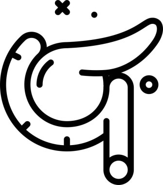 Bir kedinin karikatür çizimi