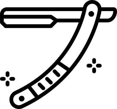 Jilet. Web simgesi basit illüstrasyon