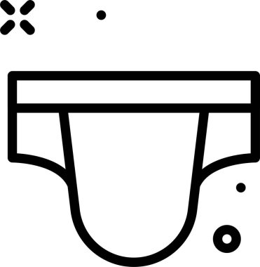 Bir spor simgesinin vektör illüstrasyonu