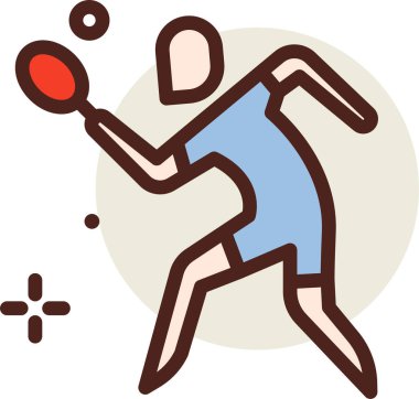 Çizgi filmde koşan sevimli bir adamın çizimi.