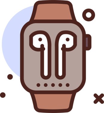 Akıllı çocuk. Web simgesi basit illüstrasyon